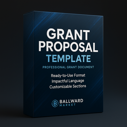 Complete Grant Proposal Template (Full Narrative + Budget Structure)