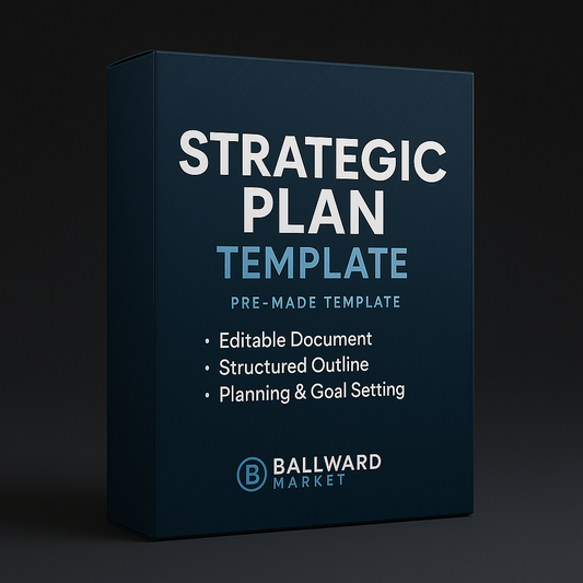 Nonprofit Strategic Plan Template (1–3 Year Strategy)
